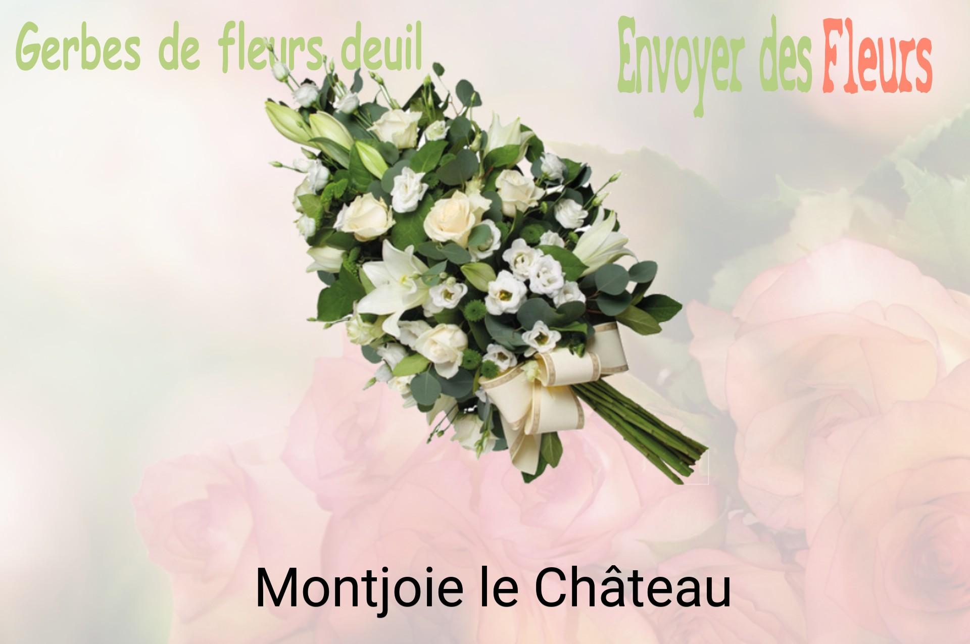 Gerbe de fleurs de deuil livrée à Montjoie-le-Château